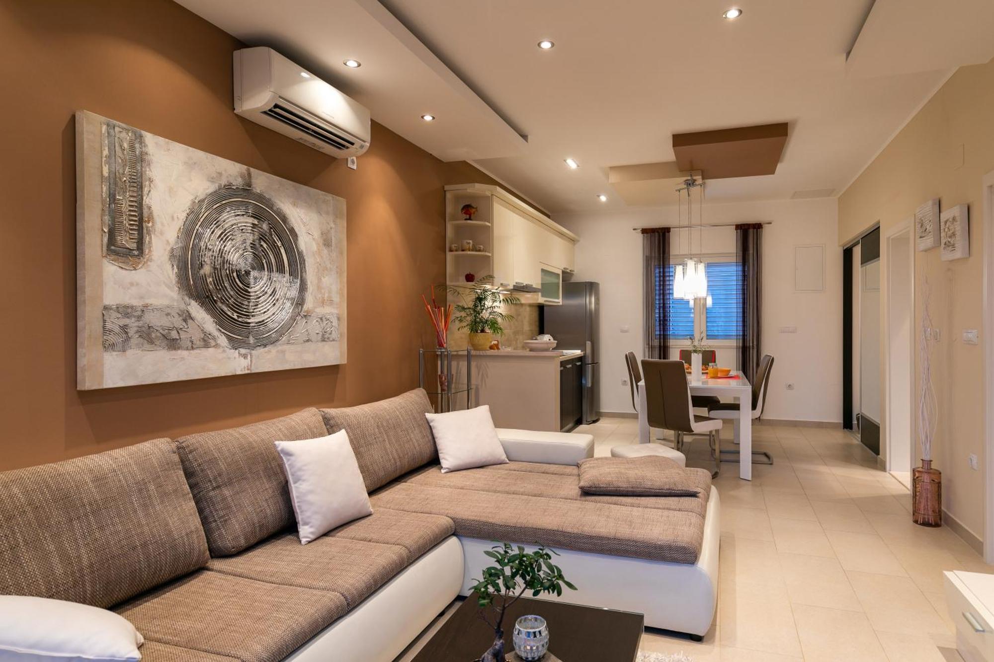 מליני Villa "Amber" Luxury Apartments With A Pool חדר תמונה