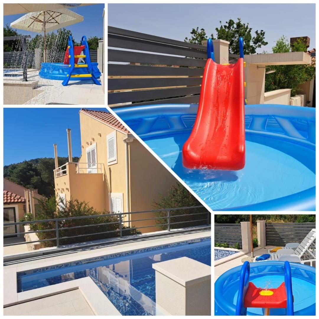 מליני Villa "Amber" Luxury Apartments With A Pool מראה חיצוני תמונה