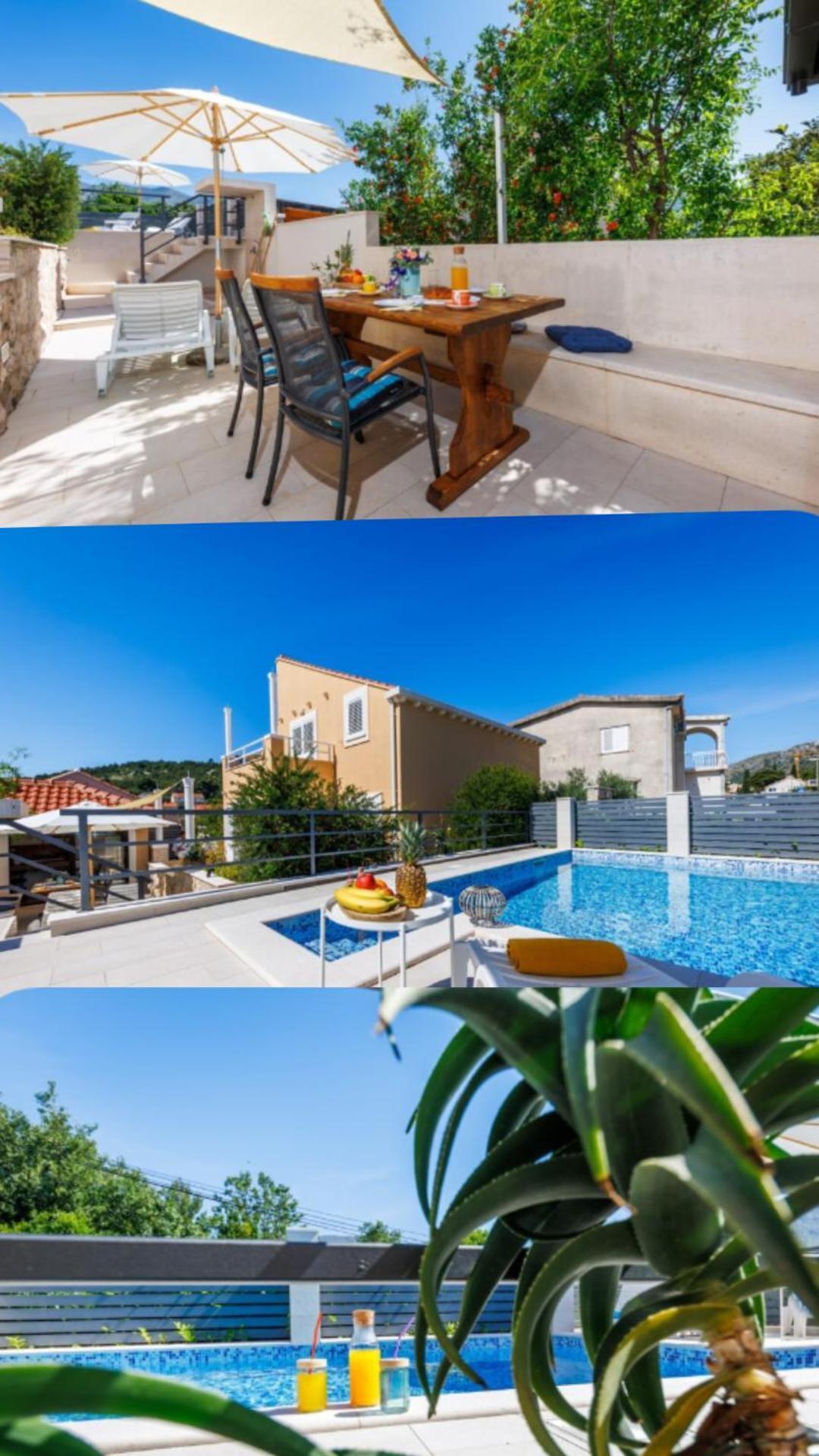 מליני Villa "Amber" Luxury Apartments With A Pool חדר תמונה